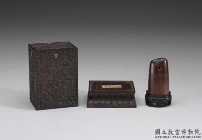 图片[3]-Jade seal with wood box, Qianlong reign (1736-1795), Qing dynasty-China Archive